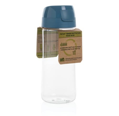 Printed Logo Tritan™ Renew Bottles 0,5L Made In EU Blue 