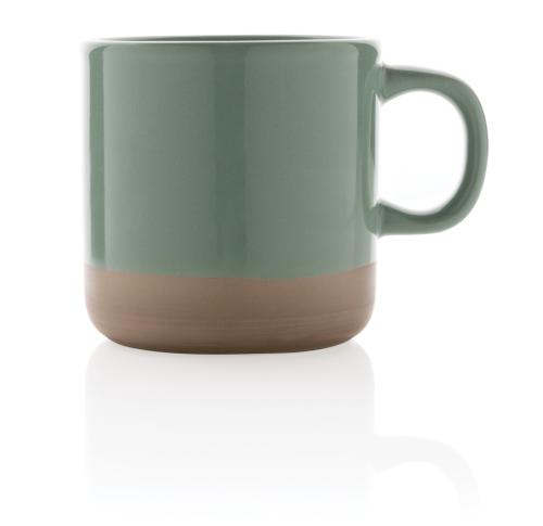 Glazed ceramic mug