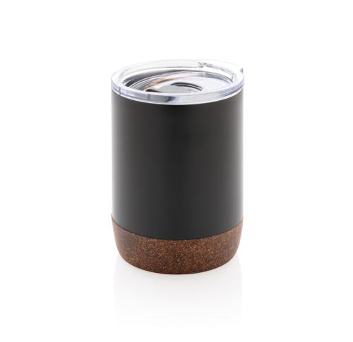Branded Eco RCS Re-steel Cork Small Vacuum Coffee Mugs 