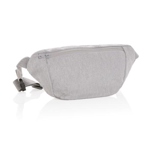 Printed  285gsm Recycled Canvas Hip Waist Bags Undyed Impact AWARE™ Grey
