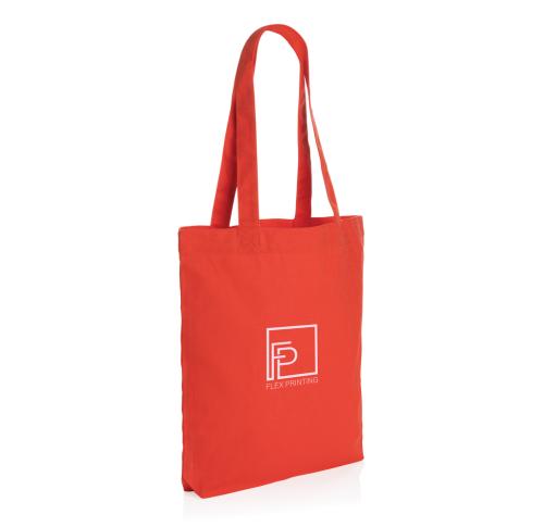 Recycled Canvas Tote Bag Impact Aware™ 285 Gsm  Red