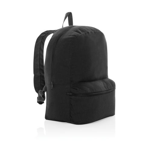  Eco Printed Business Rcanvas Backpacks Black Impact Aware™ 285 Gsm