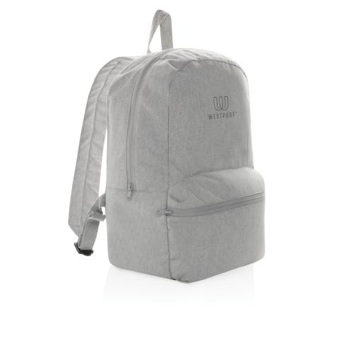 Custom Printed 285 Gsm Rcanvas Backpacks Grey Impact Aware™