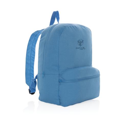 Promotional Printed Recycled Canvas Backpacks- Impact Aware™ 285 Gsm 