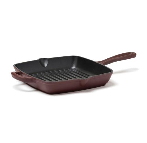 VINGA Monte enamelled grill pan Burgundy