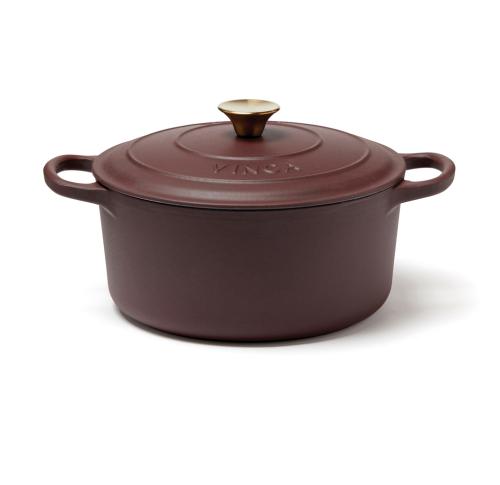 VINGA Monte enameled cast iron pot 5.5L Burgundy