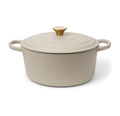 VINGA Monte enameled cast iron pot 5.5L Grey