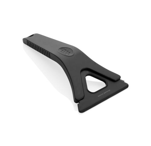 Polard RCS certified recycled plastic 3-in-1 ice scraper Black