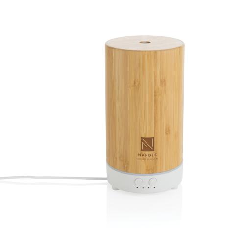 Branded RCS recycled plastic and bamboo aroma diffuser Brown