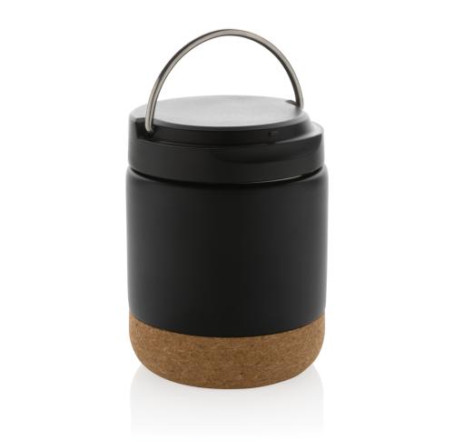 Savory RCS certified recycled stainless steel foodflask Black