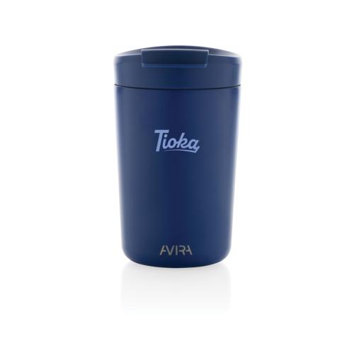 Custom Avira Alya RCS Re-steel Coffee Takeaway Tumblers 300ML Royal Blue