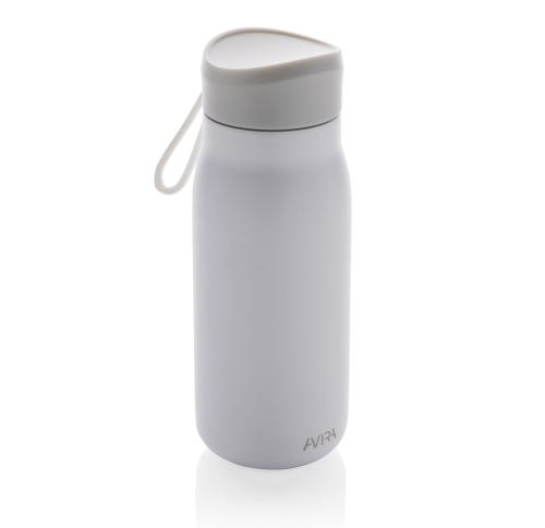 Branded Recycled Stainless Steel Metal Travel Takeaway Cup Insulated  150ML  White