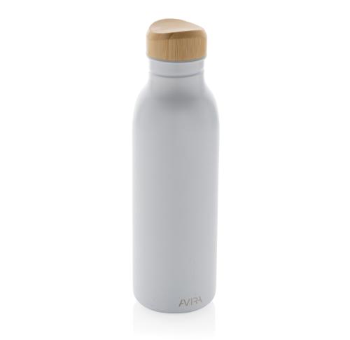 Avira Alcor RCS Re-steel single wall water bottle 600 ML White