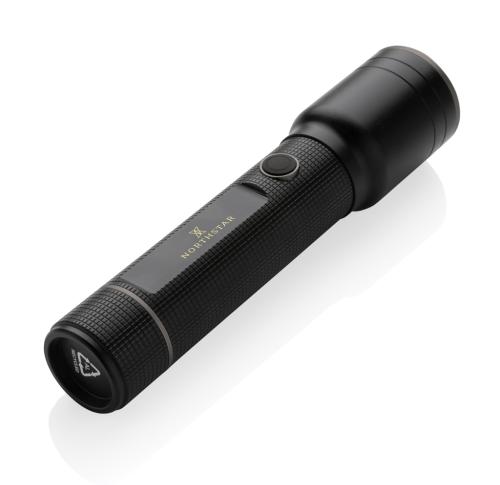RCS recycled aluminum USB-rechargeable heavy duty torch