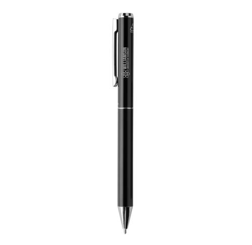 Custom Swiss Peak Cedar RCS certified recycled aluminum pen Black