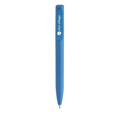 Branded Pocketpal GRS Certified Recycled ABS Mini Pen Sky Blue