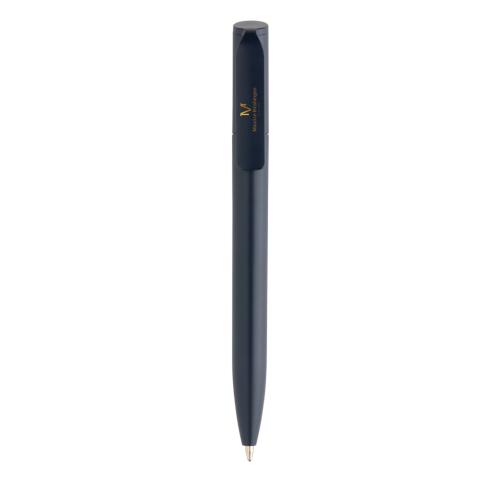 Printed Recycled ABS Mini Pen Pocketpal GRS Certified Navy Blue