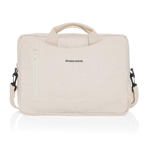 Laluka AWARE™ recycled cotton 15.4 inch laptop bag