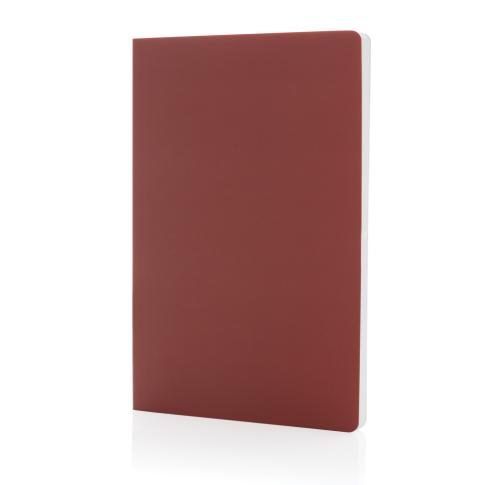 Branded  Softcover Stone Paper Notebooks A5 Red