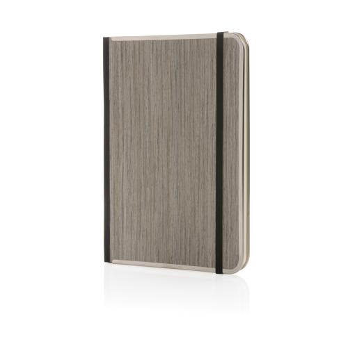 Branded Treeline A5 wooden cover deluxe notebook