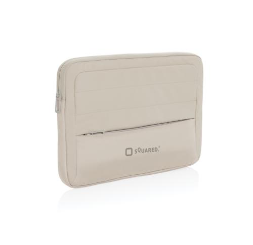 Custom Printed RPET 15.6 Inch Laptop Sleeves Printed Logo Cream Armond AWARE™