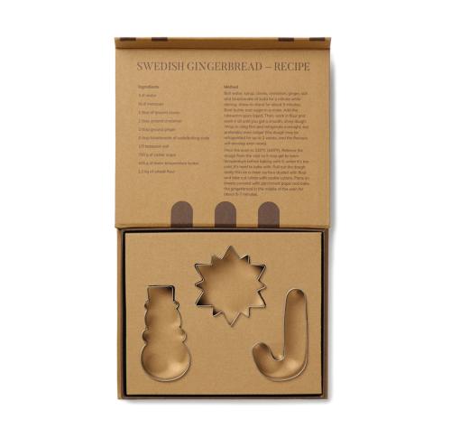 VINGA Classic cookie cutter 3-piece set Grey