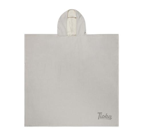 VINGA Tolo hammam terry beach poncho Grey
