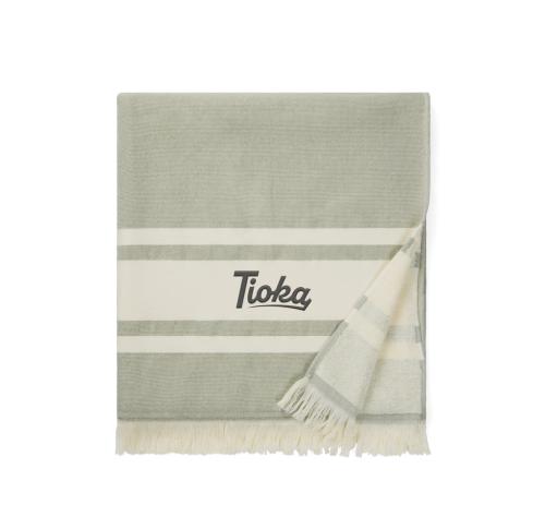 Custom Organic Hammam Terry Beach Towels Green VINGA Tolo 