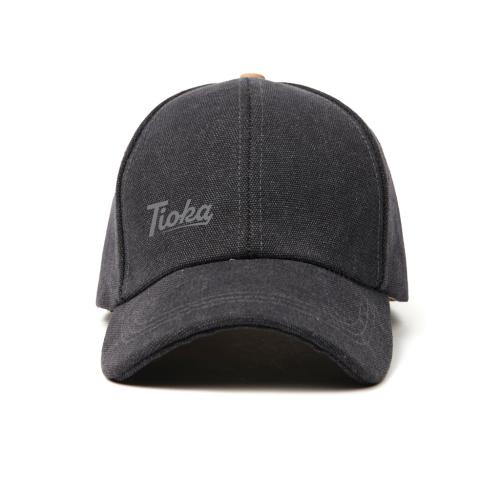 Recycled Canvas Baseball Cap Black VINGA Bosler AWARE™ 