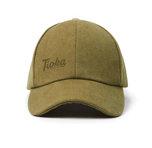 Branded Recycled Canvas Baseball Cap Green VINGA Bosler AWARE™ 