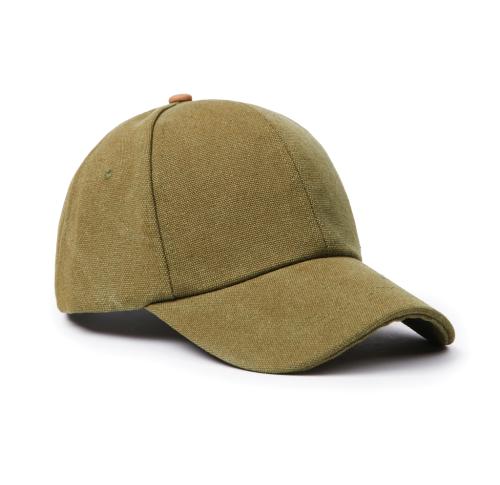 Branded Recycled Canvas Baseball Cap Green VINGA Bosler AWARE™ 