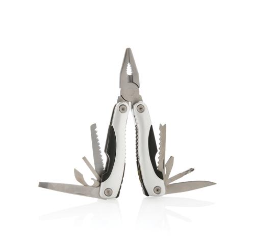 Printed Promotional Aluminium Fix Multi tools 14 Functions Silver
