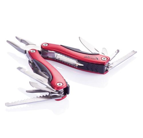 Fix Multi tools Red Aluminium 14 Functions Branded Logo
