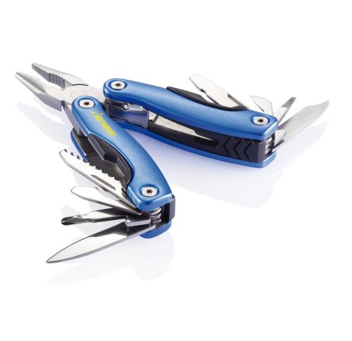 Printed Mini Fix Multi tools Blue 13 Functions Staiinless Steel
