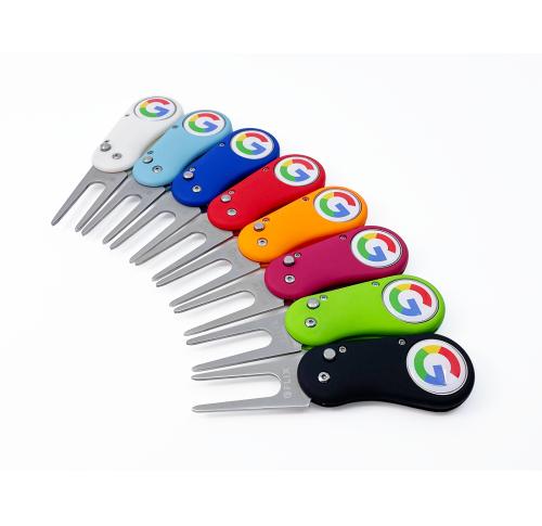 Promotional Logo Pitchfix Hybrid Golf Divot Tools