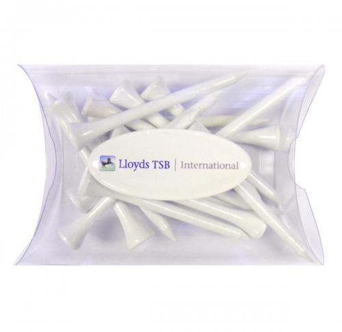 Circular Metal Golf Tee Tin 35 Tees Custom Logo