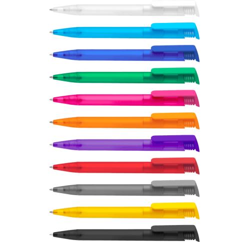 ECO - Albion Frost GRS Recycled Ballpen (Line Colour Print)