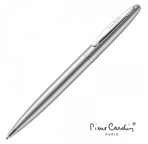 Pierre Cardin Clarence Stainless Steel Ballpen (Line Colour Print)
