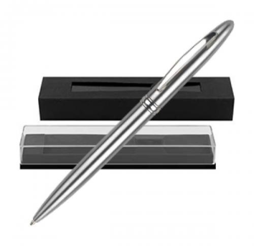 Custom Excelsior Stainless Steel Ballpens (With Box FB01)