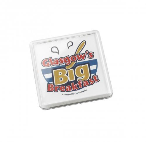 Square Clear Acrylic Fridge Magnet (58 X 58 Insert)