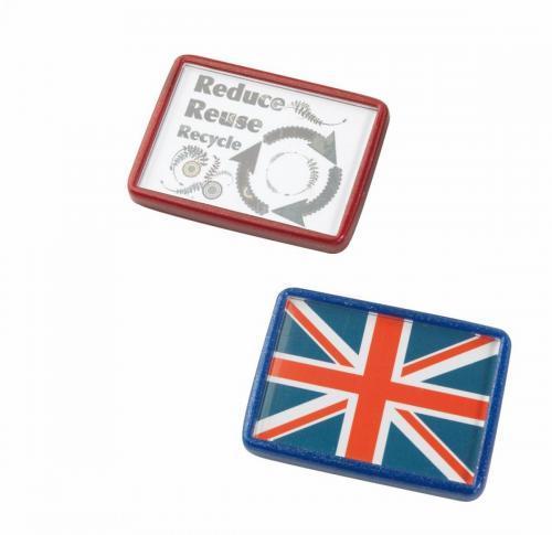 Small Rectangular Clear Acrylic Magnet (50 x 35 Insert)