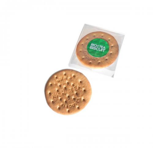 Logo Label Individual Rich Tea Biscuit 