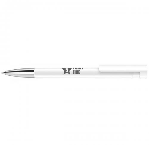 senator&reg; Liberty Polished Plastic Ballpen with metal nose cone
