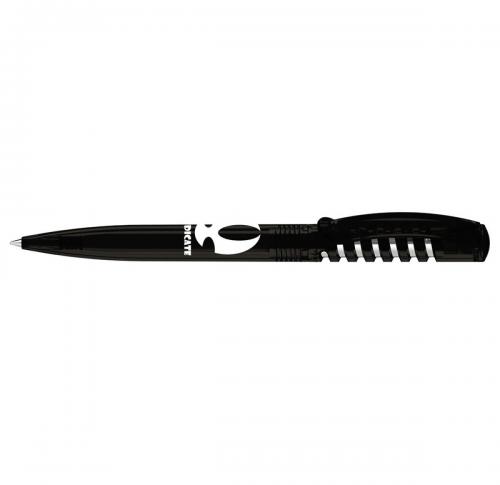 senator&reg; New Spring Clear Plastic Ballpen