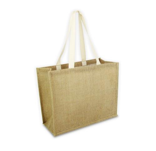Jute Tote Shopping Bag - Green & Good