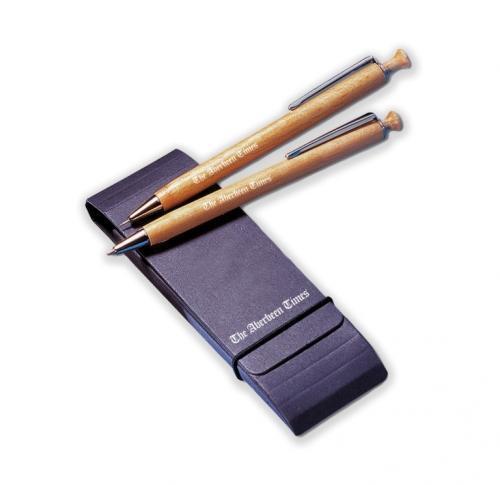 Branded Green & Good Albero Pen & Pencil  Sets - Sustainable Wood