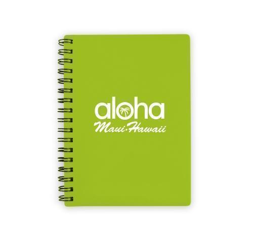 Recycled Paper A6 Notebook Polypropylene Cover Wire Bound