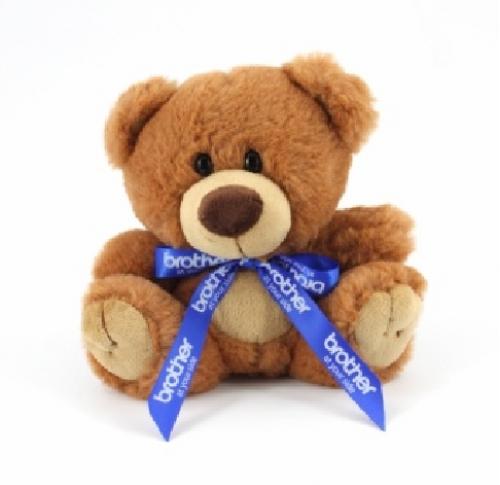 Promotional Bow Teddy Bear - 15cm Charlie