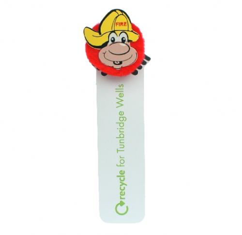 Promotional Printed Foam Bookmarks -  Fireman