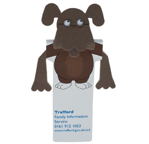Custom Branded Foam Bookmarks -  Dog